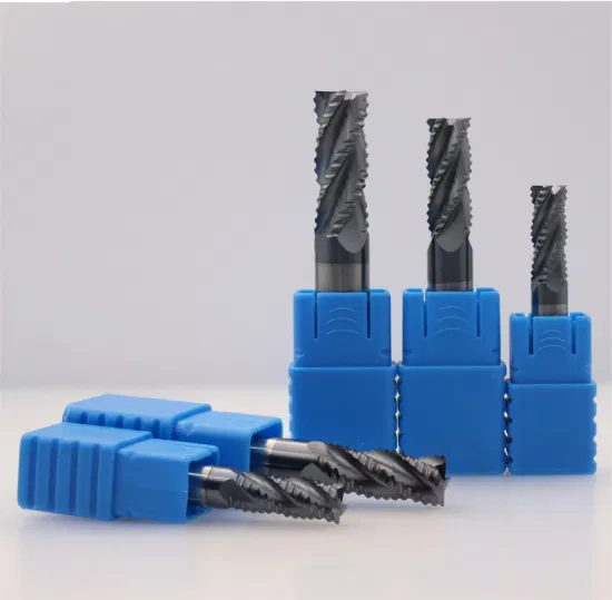 Mts CNC Tools HRC 45 Roughing 4 Flutes End Mill for Steel Processing